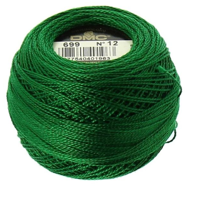 DMC 116 8-94 Pearl Cotton Thread Balls, Light Green, Size 8