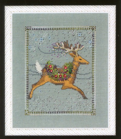 Dasher Christmas Eve Couriers Cross Stitch Pattern