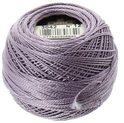 DMC Pearl Cotton Balls Article 116 Size 12 / 3042 Light Antique Violet