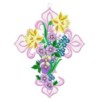 Spring Floral Cross (6x8)