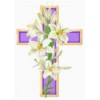 FSL Easter Lily Cross (6x8)