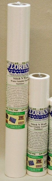 Stitch N Wash : Water Soluble Tearaway Stabilizer - 12 x 10 yards -  Floriani - 844050028030