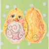 Image of Easter Chick Cross Stitch Kits, by Jim Shore / Yellow