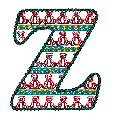 Teddy Bear Monogram Letter Z