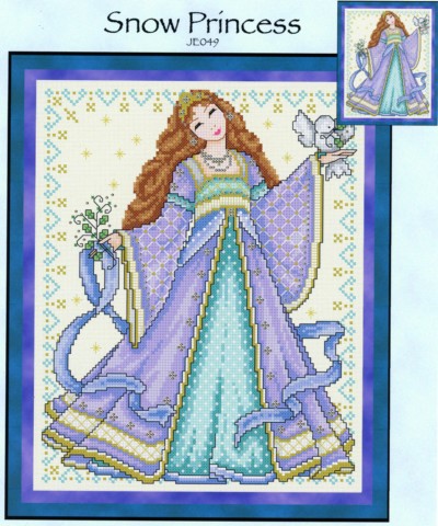 Snow Princess Cross Stitch Pattern