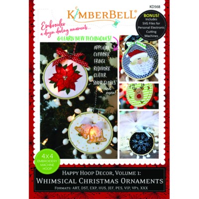 Kimberbell Happy Hoop Decor, Vol. 1: Whimsical Christmas Ornaments