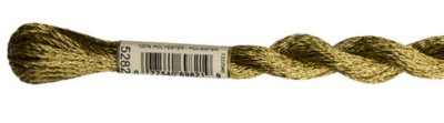 DMC Gold Metallic Pearl Skein Size 5 - 27.3 Yards #5282 100% Polyester