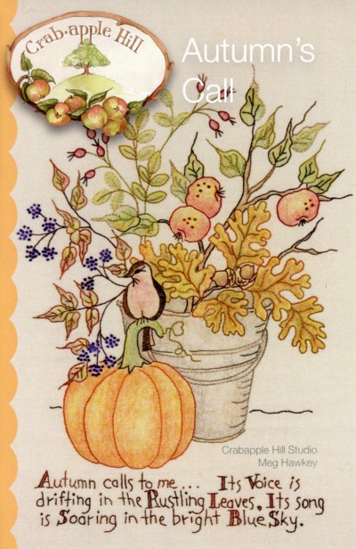 Autumn's Call Embroidery Pattern
