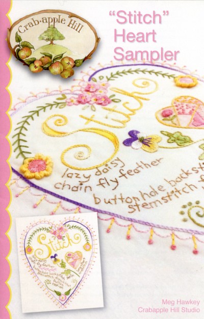 Stitch Heart Sampler Embroidery Pattern