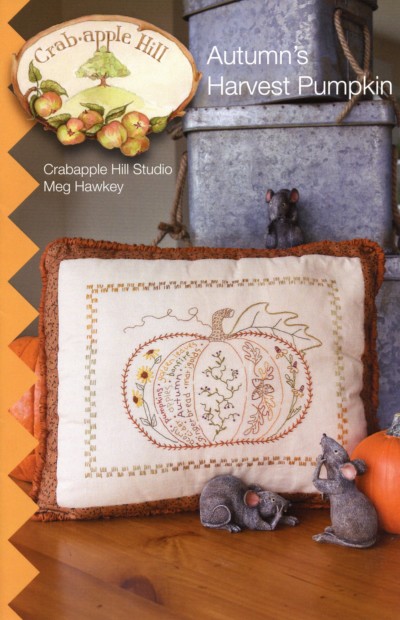 Autumn's Harvest Pumpkin Embroidery Pattern