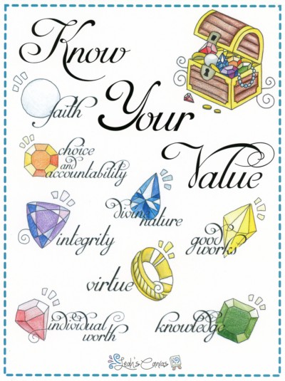 Know Your Value Embroidery Patterns
