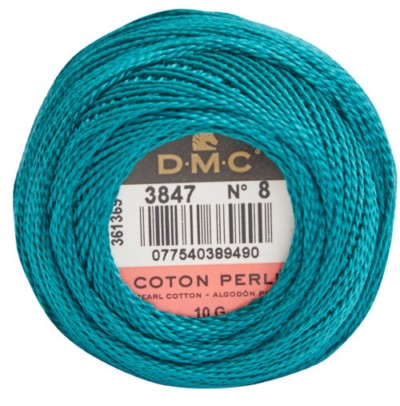 DMC Pearl Cotton Balls Article 116 Size 8 / 3847 Dark Teal Green