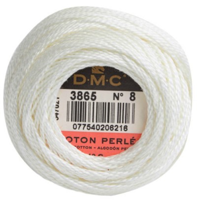 DMC Pearl Cotton Balls Article 116 Size 8 / 3865 Winter White