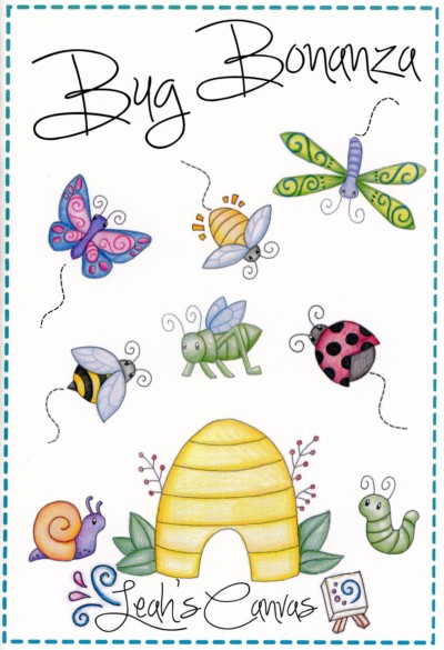 Bug Bonanza Embroidery Patterns