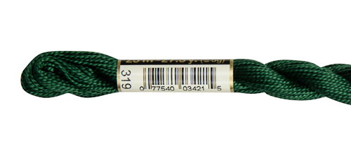 DMC Pearl Cotton Skeins Size 5 / 319 V DK Pistachio Green