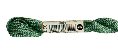 DMC Pearl Cotton Skeins Size 5 / 320 MD Pistachio Green