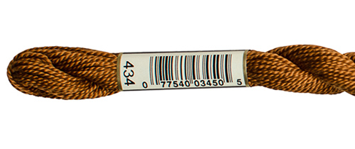 DMC Pearl Cotton Skeins Size 5 / 434 LT Brown