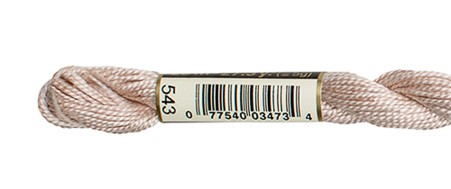 DMC Pearl Cotton Skeins Size 5 / 543 Ultra V LT Beige Brown