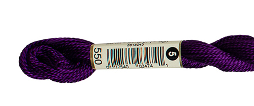 DMC Pearl Cotton Skeins Size 5 / 550 V DK Violet