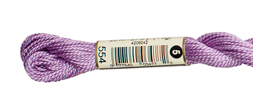 DMC Pearl Cotton Skeins Size 5 / 554 LT Violet