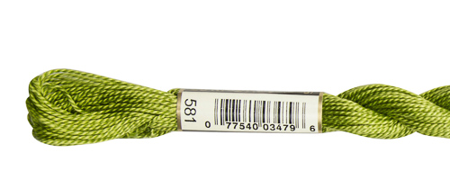 DMC Pearl Cotton Skeins Size 5 / 581 Moss Green