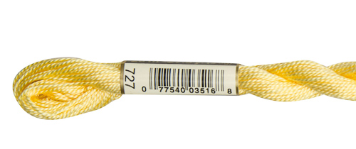 DMC Pearl Cotton Skeins Size 5 / 727 V LT Topaz