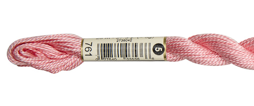 DMC Pearl Cotton Skeins Size 5 / 761 LT Salmon