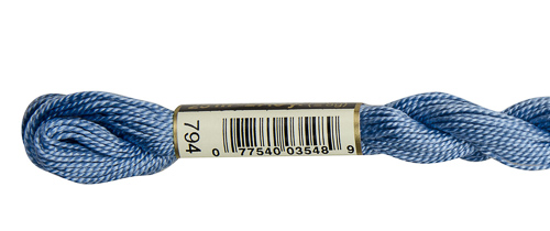 DMC Pearl Cotton Skeins Size 5 / 794 LT Cornflower Blue