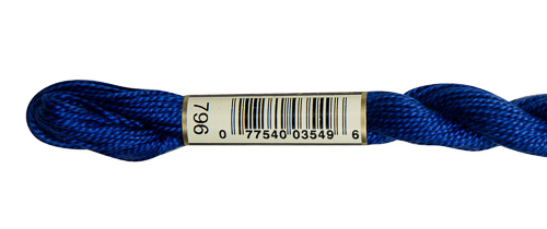 DMC Pearl Cotton Skeins Size 5 / 796 Royal Blue