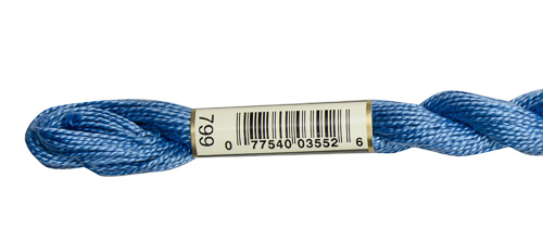 DMC Pearl Cotton Skeins Size 5 / 799 MD Delft Blue