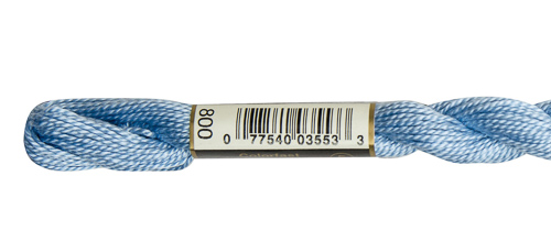 DMC Pearl Cotton Skeins Size 5 / 800 Pale Delft Blue