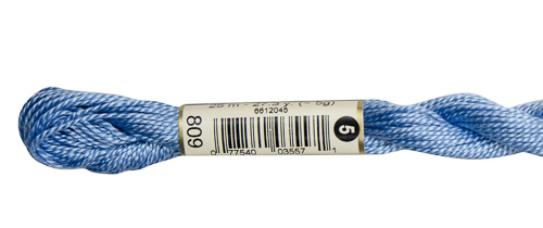 DMC Pearl Cotton Skeins Size 5 / 809 Delft Blue