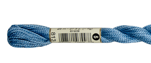 DMC Pearl Cotton Skeins Size 5 / 813 LT Blue