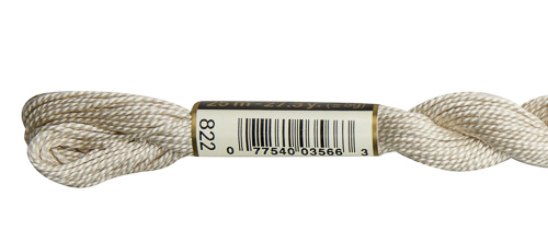 DMC Pearl Cotton Skeins Size 5 / 822 LT Beige Gray
