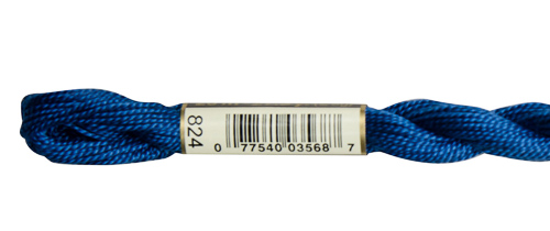 DMC Pearl Cotton Skeins Size 5 / 824 V DK Blue