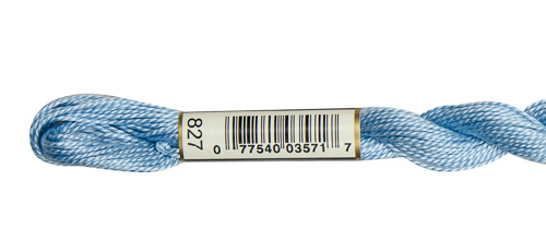 DMC Pearl Cotton Skeins Size 5 / 827 V LT Blue