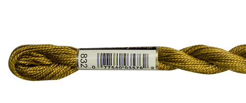 DMC Pearl Cotton Skeins Size 5 / 832 Golden Olive