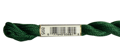 DMC Pearl Cotton Skeins Size 5 / 895 V DK Hunter Green