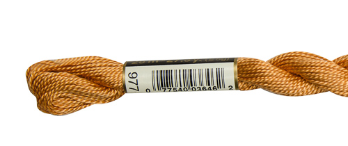 DMC Pearl Cotton Skeins Size 5 / 977 LT Golden Brown
