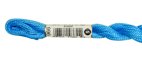 DMC Pearl Cotton Skeins Size 5 / 996 MD Electric Blue
