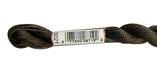 DMC Pearl Cotton Skeins Size 5 / 3021 V DK Brown Gray