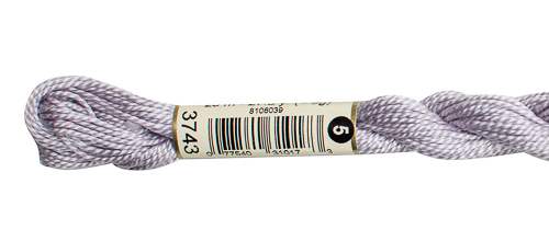DMC Pearl Cotton Skeins Size 5 / 3743 V LT Antique Violet