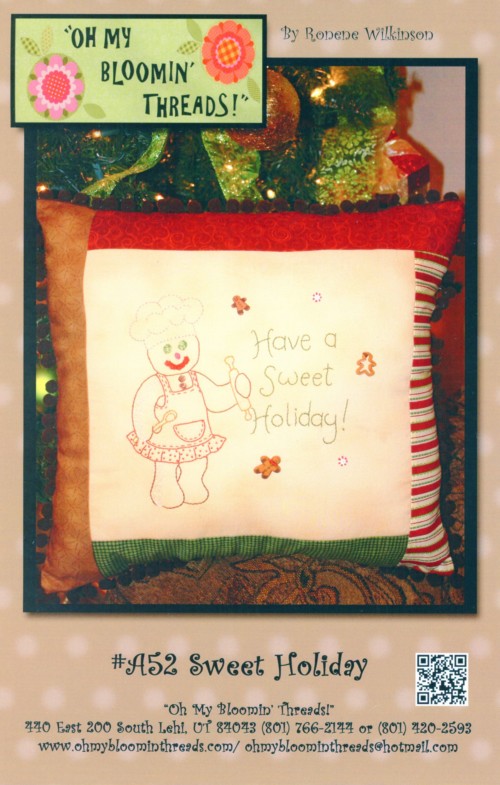Sweet Holiday Embroidery Pattern
