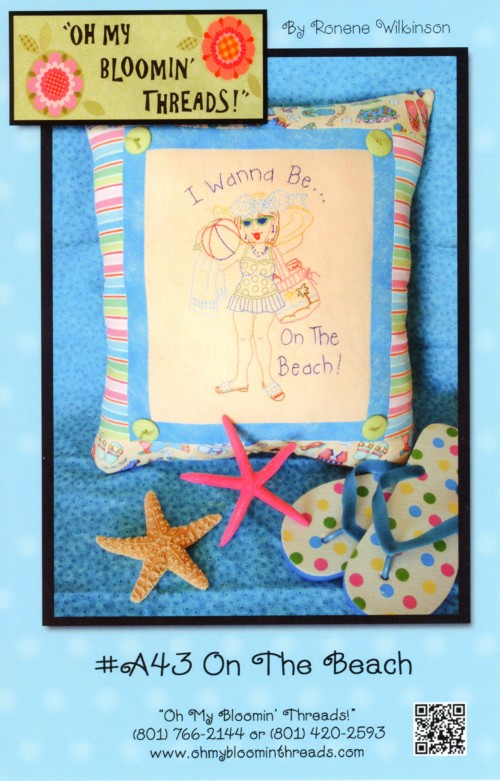 On the Beach Embroidery Pattern