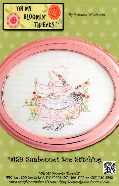 Sunbonnet Sue Stitching Embroidery Pattern
