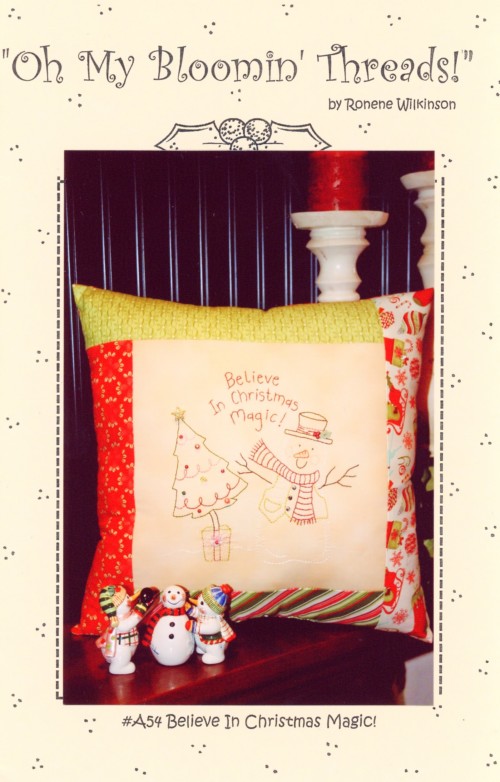 Believe in Christmas Magic Embroidery Pattern