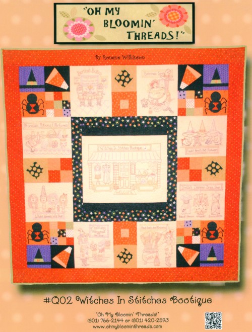 Witches in Stitches Bootique Quilt Pattern