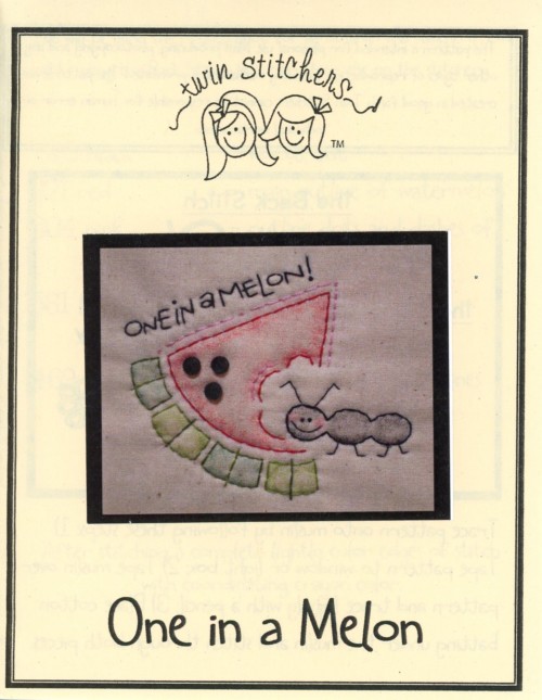One in a Melon Embroidery Pattern