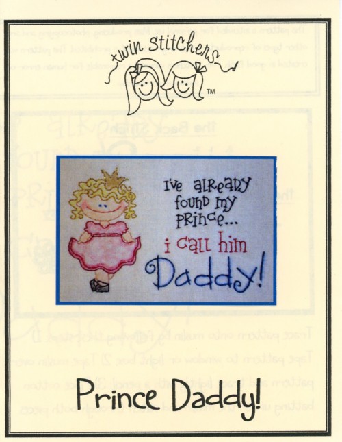 Prince Daddy Embroidery Pattern