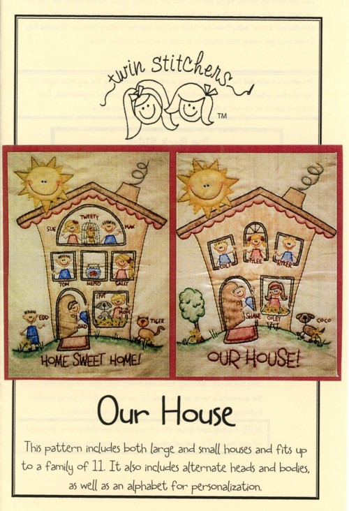 Our House Embroidery Pattern